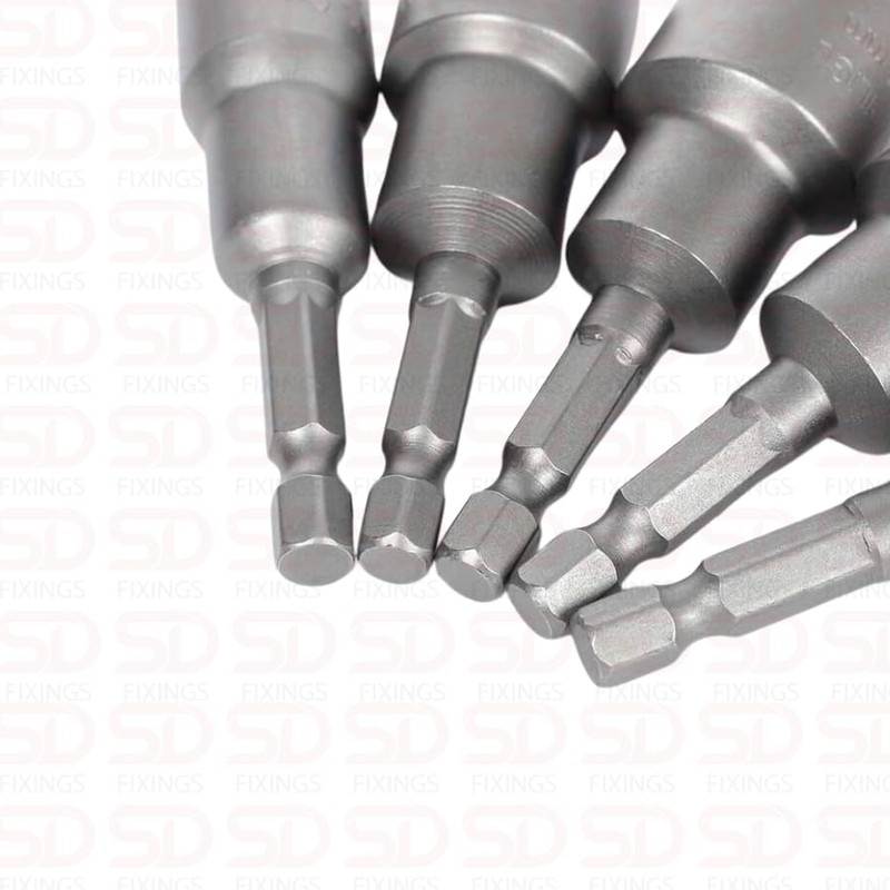 8-19mm Quick-Change 1/4 inch Hex Shank Metric Magnetic Socket Screwdriver