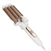 Hair Curling Iron Adjustable Temperature Gold Large 3 Barrel Curling