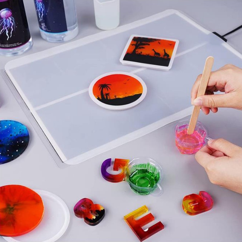 Temperature Regulation and Timing Resin Heating Pad Fast Resin Curing