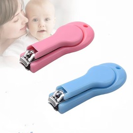 XUJINCN Baby Nail Clippers，2 Pack Nail Clippers，for Trimming Baby's Fingers or Toes，Blue and Pink Toddler Nail Clipper，Be Suitable for；Infant, Toddler, Kids