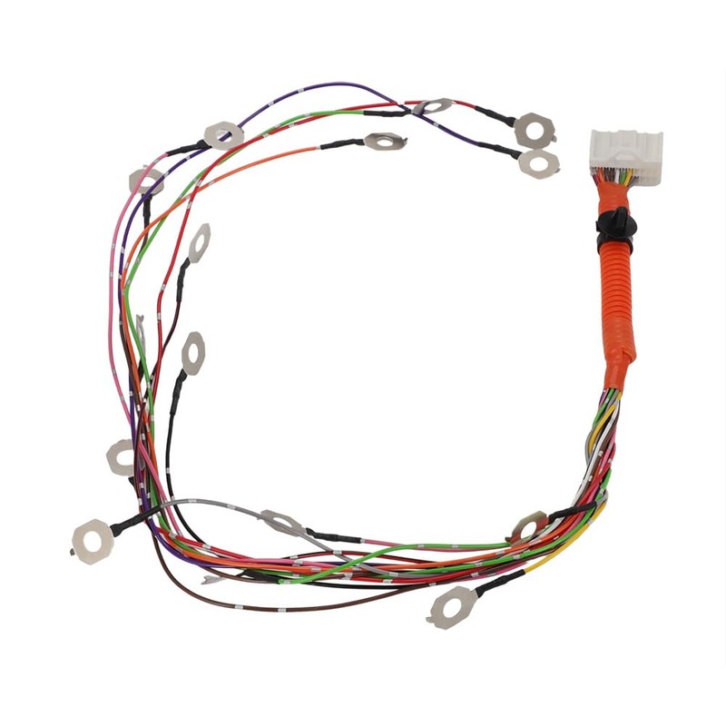 Hybrid Battery Wire Harness with Stainless Bus Bars & Flange