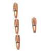 Operitacx Pack of 4 Wooden Ring Holders, Ring Clamps, Ring