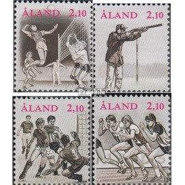 Finland - Aland 47-50 (complete.issue.) fine used/cancelled 1991 Sports Games (Stamps for collectors) Sports Other