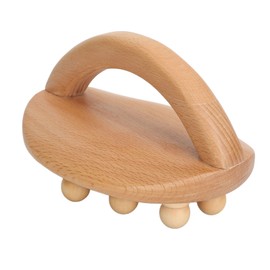 Wooden Body Massage Brush Muscle Relaxation Smoothing Beads Meridian Guasha Massage Tool