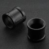 3/4" Black Painted Pipe Fitting Coupling - Home Expert 10