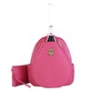 Court Couture Monaco Chevron Peony Tennis/Pickleball Backpack