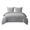 Bedsure Bed Linen 135 x 200 cm, 2-Piece Grey Bed
