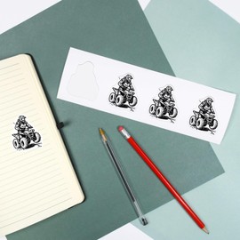 4 x Small 50mm 'Amphibious ATV 4 Wheeler' Permanent Sticker Decals for Cars/Windows/Bins/Walls etc (DW00110692)