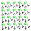 20 Pcs Metal Dual Bells Bite Indicators Fishing Accessories for
