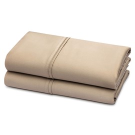 Malouf Soft and Eco Friendly Tencel Pillowcase-and-Sheet-Sets, King (2), Ecru