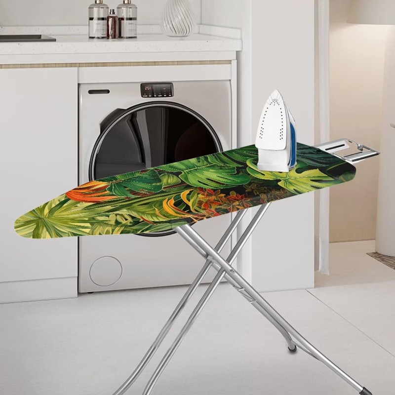 Hinthetall Tropical Palm Easy Installation 15x54 Ironing Board Cover and