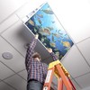 Fluorescent Light Cover for Classroom Ceiling Lights - Premium Backlit