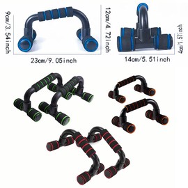 AIMALL Ergonomic H-Shaped Push-up Stand - Enhanced Stability Home Gym Equipment for Upper Body Strength & Core Training