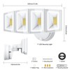 USTELLAR 100W 10000lm Floods Light Outdoor, Switch Controlled LED Security