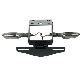 Tail Tidy Kit for YZF R6 2003-2005, R6S 2006-2009, R1 2002-2003 Fender Eliminator Kit equipped License Plate Holder, License Plate Light, PLUG&PLAY Turn Signal Lights (Foldable2003-2005)