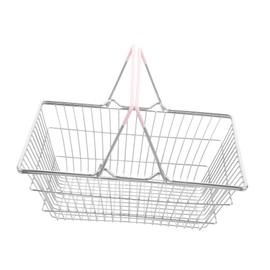 jojofuny Metal Wall Basket Storage Basket Handle Alloy Girl Heart Retail Shopping Baskets