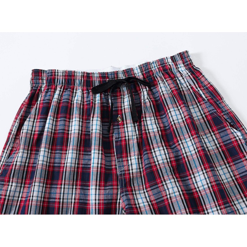 MoFiz Men's Pajama Bottom Shorts Sleeping Loungewear Relaxed Sleepwear Shorts