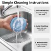 6Pcs 5-Inch Microfiber Foam Wax Applicator Pads with Finger Pocket