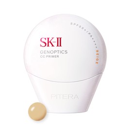 SK-II Genoptics CC Primer, 1.1 oz (30 g), Natural Beige, Cosmetic Base, Sunscreen, SPF50/PA++++, White Floral Scent, Genuine Product