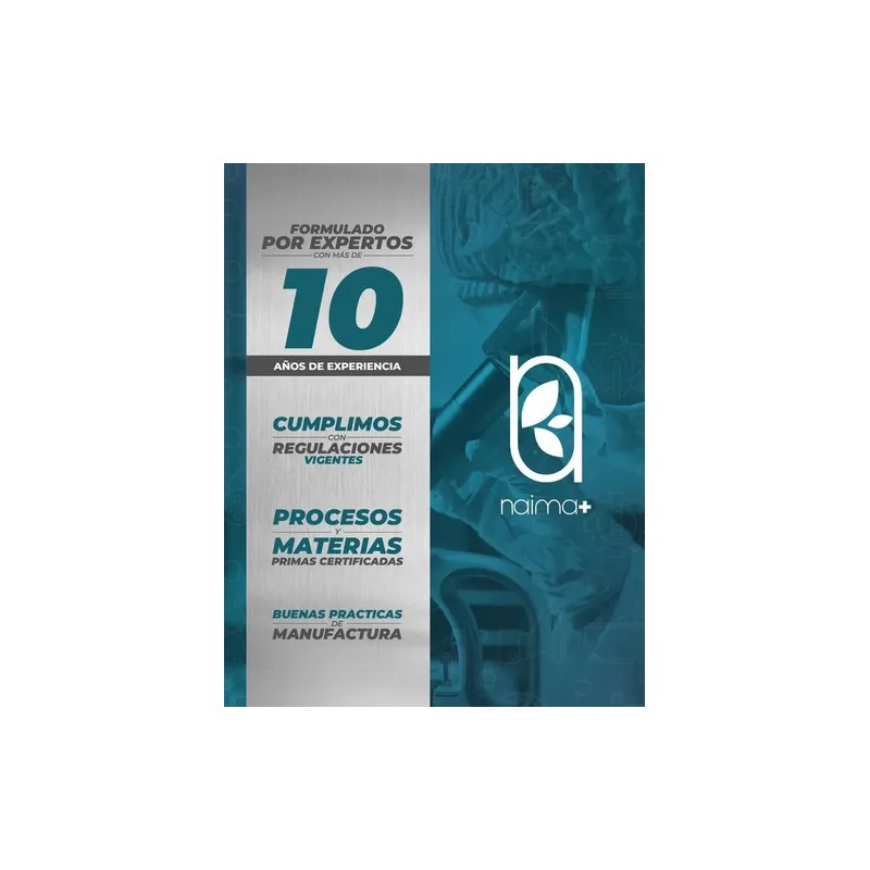 Magnesio Complex Naíma Suplemento Alta Absorción Citrato Glicinato Óxido Gluconato