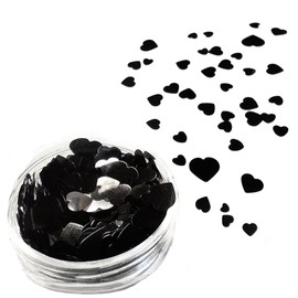 Nail Hologram MIX Heart Holo Glitter (Metal Black)