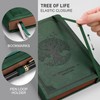 RETTACY Graph Paper Notebook, Thick A5 Grid Notebook, Leather Hardcover