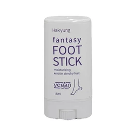 Korean Heel Moisturizer Stick Set 2-Pack 15ml x2, Vegan Foot Cream Balm for Cracked Dry Heels, Deep Hydrating Foot Care Repair Stick