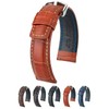 HIRSCH H Hirsch Grand Duke Leather Watch Strap - Golden