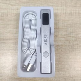 AIRSEE Cordless Nail Lamp with Stand,LCD Display (Sliver)