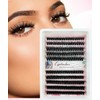 Cluster Lashes 200pcs DIY Eyelash Extension D Curl Long Individual
