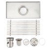 304 Stainless Steel Linear Shower Drain Thickened Lengthened 8 Inch