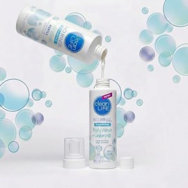 No-Rinse Gel De Ducha Espumoso, Recarga De 473 Ml: Limpiador En Espuma Sin Agua Ni Aclarado Que Deja La Piel Limpia E Hidratada. Eficaz Para La Higien