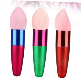 IWOWHERO Glow Round Face Powder Puff Soft Fluffy Makeup Sponge Brush Cosmetics Tools Random Color