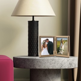 Lawrence Frames Classic Hinged Beaded Frame 4x6 Gold