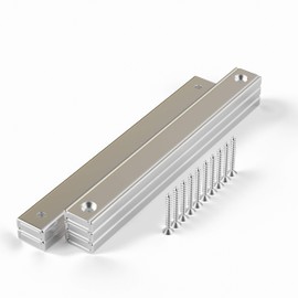 THCMagorilla Neodymium Rectangular Pot Magnets 88 lbs Pulling Force 120x13.5x5mm Pack of 5 with Countersunk Hole,Mounting Screws,Strong,Industrial Strength Rare Earth Magnets for Home, Workplace