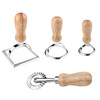 Relota Set of 4 Ravioli Makers, Ravioli Cookie Cutters, Dumpling