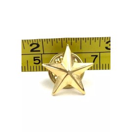 Unbranded Premium Metal Gold Star Pin with Butterfly Clutch Back