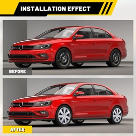 AUTOFREE 16 Inch Hubcaps Wheel Covers for 2011-2018 Volkswagen Jetta/GLI Sedan, ABS Wheel Rim Covers Clip On Auto Tire Sturdy Guards OEM Style Replacement Lacquer Color, Set of 4