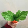Cldaisy 1Pc Orange Artificial Vegetables Decorative Reusable Plastic Carrot Home