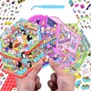 4 Sets DIY 3D Fun Mini Animal House Clamshell Sticker