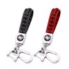 Pack of 2 Leather Car Keychains, Car Keychains, Women's Key