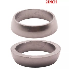 XS-POWER 2" Donut Style Exhaust Gasket Muffler Pipe Manifold Car SUV Polaris Down PIPE X2