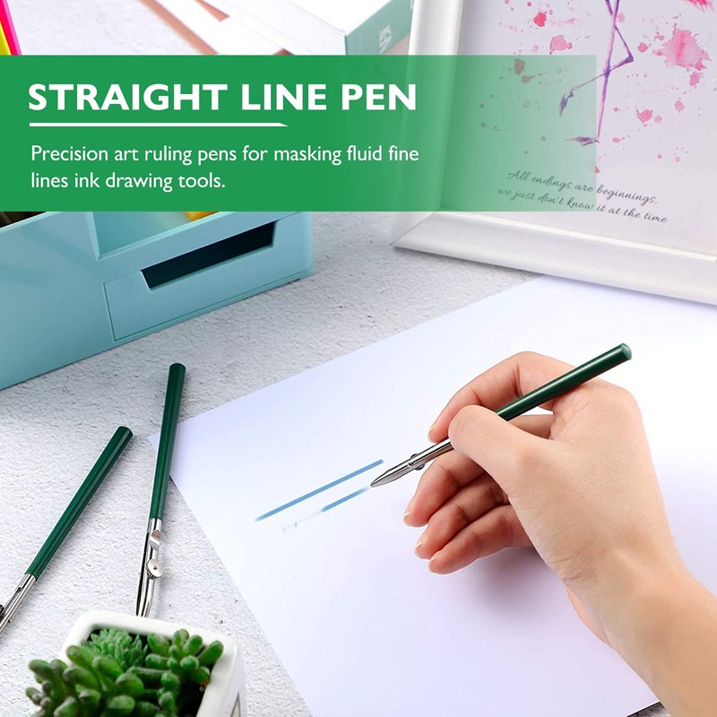 EXCEART 6Pcs Art Ruling Pen Fine Line Masking Fluid Pen
