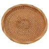 Rattan Fruit Tray Hand Woven Elegant Traditional Natural Rattan Serving