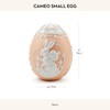 MACKENZIE-CHILDS Cameo Egg, Spring and Easter Rabbit Decor, Small
