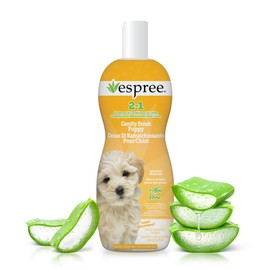 Espree Gentle Fresh Puppy Shampoo & Conditioner, Tearless Formula with Aloe Vera, Sulfate-Free, Paraben-Free, Harsh Chemical and Dye-Free, Safe for Dogs with Sensitive Skin, 20oz