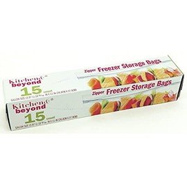 Freezer Storage Zipper Bags (15 count)