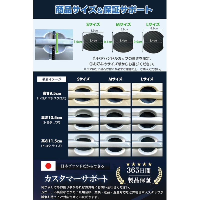 [Mechanic Supervision x Door Scratch Guard] Door Handle Protector, "Strong