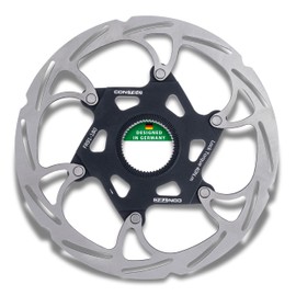 CONTEC Bicycle Brake Disc CDR-LW-CL, 180 mm 179g, Aluminium Spider, Centre Lock, Stainless Steel, Heat Resistant, Easy Assembly, High Braking Force, Silver