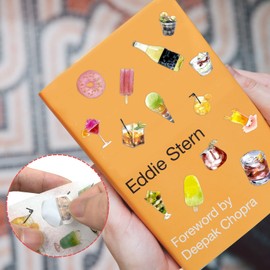 Andiker 6 Sheets Scrapbooking Stickers, Watercolor Self Adhesive Washi Sticker, Summer Drinks Food Theme Decals for DIY Craft, Diary, Letters, Notebook and Calendar Decoration